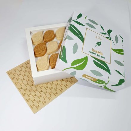 Cukrobello Teafa levél  formájú formacukor 