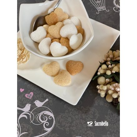 Coffee66 Cukrobello Sziv formájú formacukor Tokaji aszu ízesítéssel – különleges kávékiegészítő