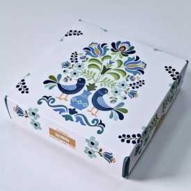 Coffee66 Cukrobello Virág  formacukor kék madaras dobozban  dobozban – különleges kávékiegészítő