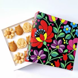 Coffee66 Cukrobello Virág  formacukor  Matyó mintás dobozban  dobozban – különleges kávékiegészítő