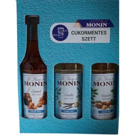 Coffee66 MONIN Cukormentes szirup szett – különleges kávékiegészítő