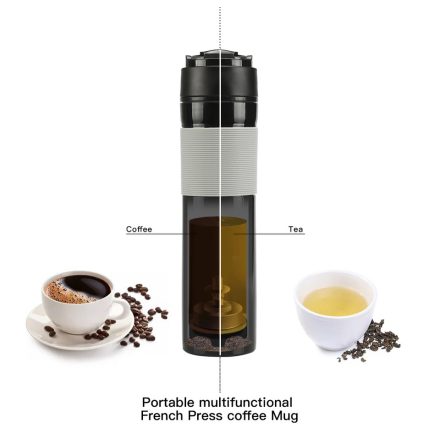 Coffee66 2 in 1 Frech Press Termo bögrében Piros szinben