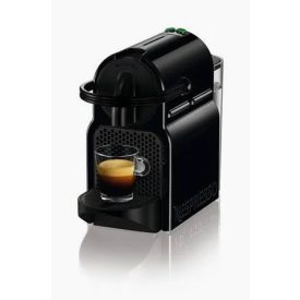 Coffee66 Delonghi Nespresso Inissia kávégép fekete szinű 7db ajándék kapszulával – prémium kávégép és kiegészítő