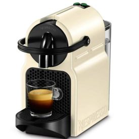 Coffee66 Delonghi Nespresso Inissia  EN80.CW kávégép vajszinű 7db ajándék kapszulával – prémium kávégép és kiegészítő