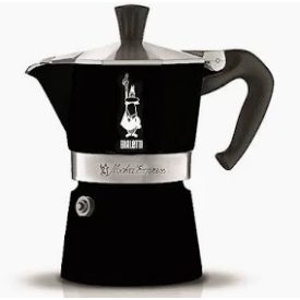 Coffee66 Bialetti Moka Express kotyogós kávéfőző fekete 1 adagos