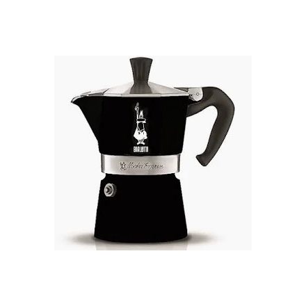 Coffee66 Bialetti Moka Express kotyogós kávéfőző fekete 1 adagos