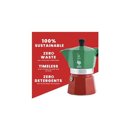 Bialetti Moka Express Italia kotyogó - 6 adagos