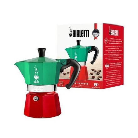 Bialetti Moka Express Italia kotyogó - 3 adagos 