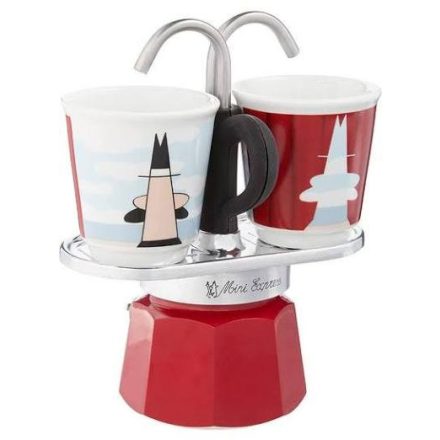 Bialetti Mini Express kotyogós kávéfőző szett 2 adagos Magrite