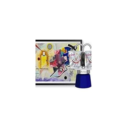 Coffee66 Bialetti Mini Express kotyogós kávéfőző szett 2 adagos Kandinsky mintával