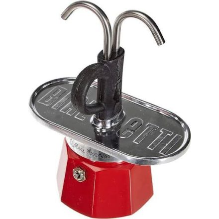 Bialetti Mini Express kotyogós kávéfőző szett piros - 2 adagos