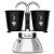 Bialetti Mini Express indukciós kotyogós kávéfőző szett fekete - 2 adagos