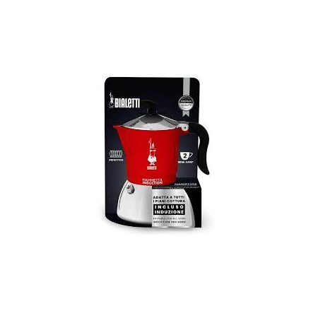Coffee66 Bialetti Fiammetta Indukciós kotyogó 2 adagos - piros