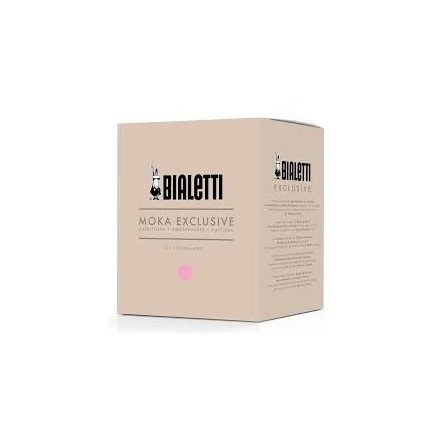 Bialetti Moka Exclusive kotyogós kávéfőző rózsaszin 3 adagos