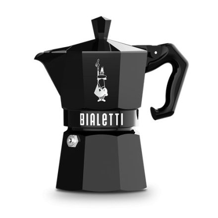 Coffee66 Bialetti Moka Exclusive kotyogó fekete -3 adagos