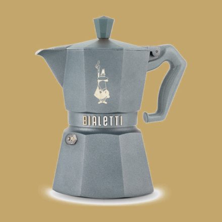 Bialetti Moka Exclusive Indukciós kotyogós kávéfőző szürke - 3 adagos