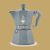Bialetti Moka Exclusive Indukciós kotyogós kávéfőző szürke - 3 adagos