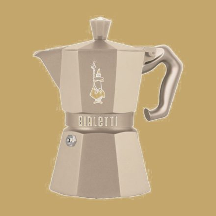 Bialetti Moka Exclusive Indukciós kotyogó homok - 6 adagos