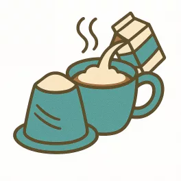 Tejkapszula -Nespresso kapszula